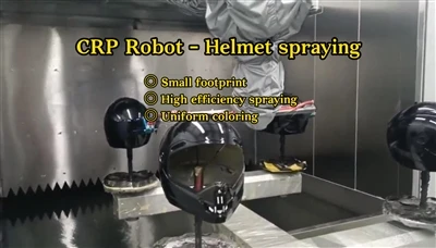 Robot CRP - Casc de polvorització