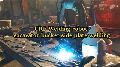 Soldadura CRP Robot-excavadora Cubeta Soldadura de plaques laterals
